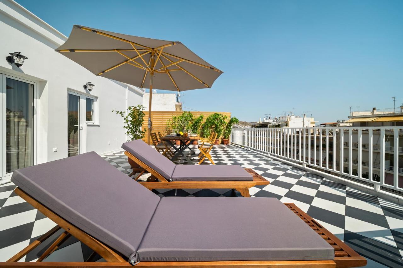 Luxurious Apartment With Big Sea View Terrace - Central Location Atene Esterno foto