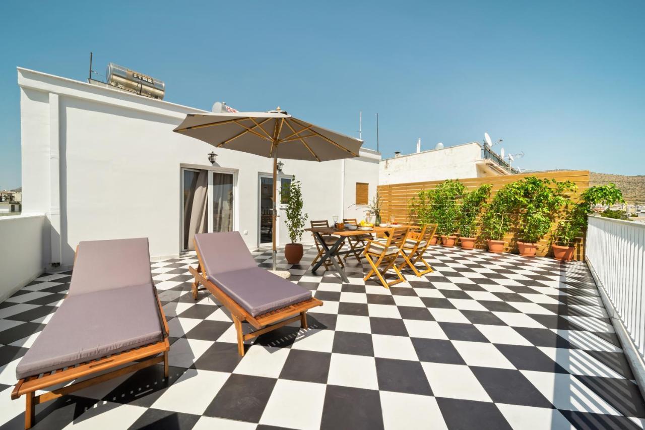 Luxurious Apartment With Big Sea View Terrace - Central Location Atene Esterno foto