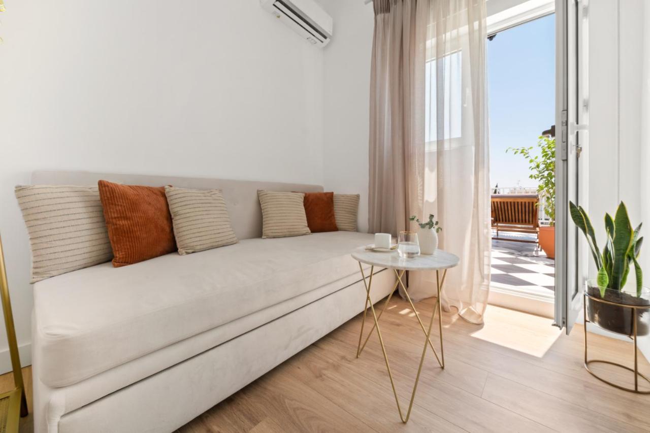 Luxurious Apartment With Big Sea View Terrace - Central Location Atene Esterno foto